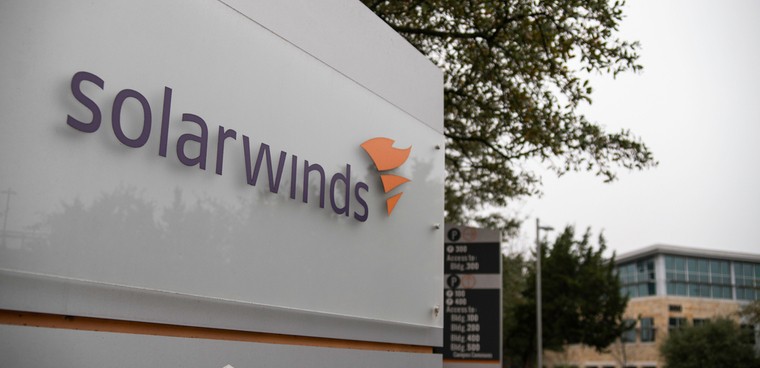 SolarWinds Headquarters entrance By Travel_with_me shutterstock ID: 1875241378