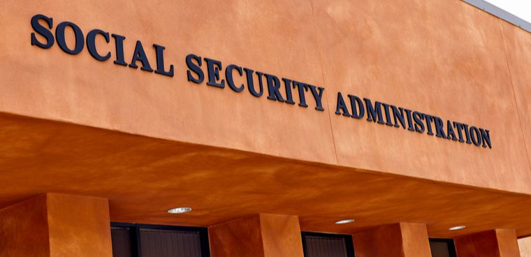 Social Security Administration exterior. Shutterstock ID: 411062851 By Pamela Au