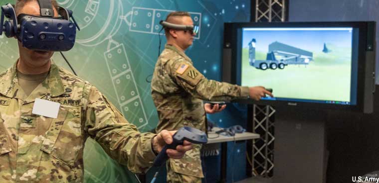 Soldiers testing AR/VR (US Army)
