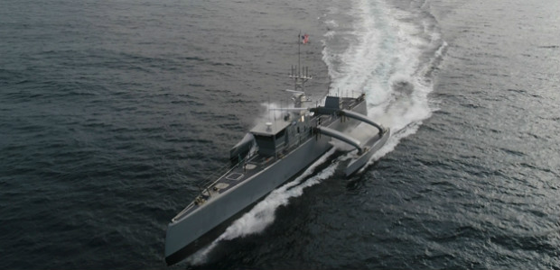 DARPA's Anti-Submarine Warfare (ASW) Continuous Trail Unmanned Vessel (ACTUV) Sea Hunter