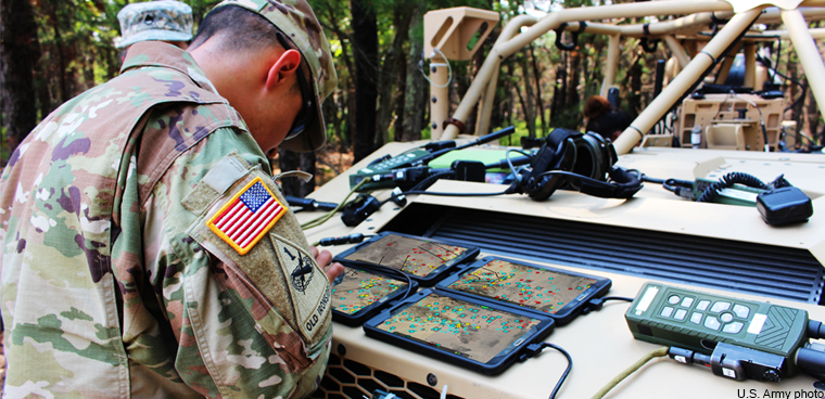 tablets (US Army photo)