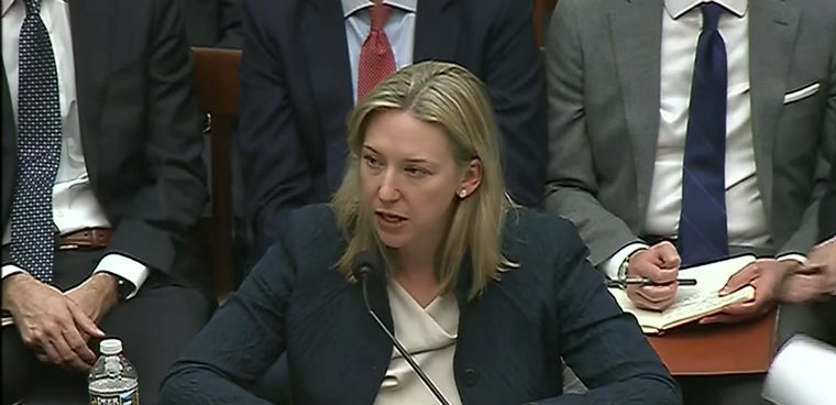 Jeanette Manfra testifies at a House committee hearing in Nov. 2018