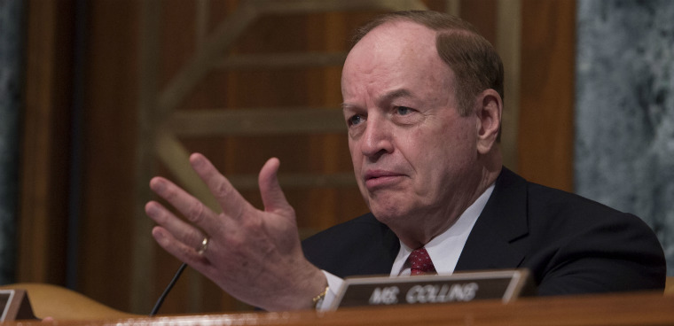 Senator Richard Shelby at Senate Appropriations Subcommittee on Defense hearing on the DoD fiscal year 2017 budget request Apr. 27, 2016. (Photo by Senior Master Sgt. Adrian Cadiz)