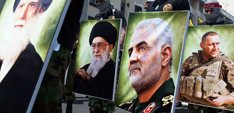Quds Day rally, Parade of military forces, along with photographs of Qasem Soleimani, Iran Tehran, May 31, 2019. by  saeediex photo ID: 1414140164