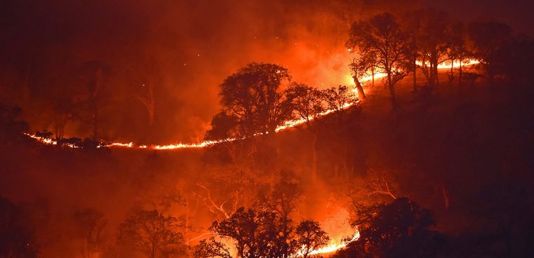 California wildfires in 2020 Editorial credit: Stratos Brilakis / Shutterstock.com