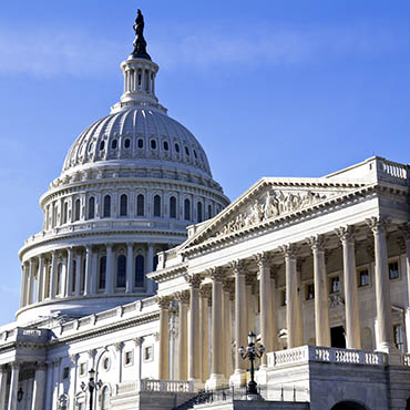 Shutterstock image (by M DOGAN): Washington DC, Capitol building.