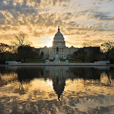 Shutterstock image: Capitol Hill in Washington, DC.