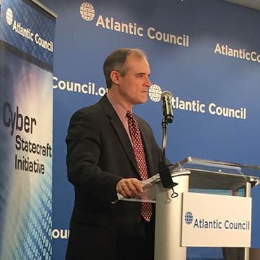 Michael Daniel speaking at the Atlantic Council's 