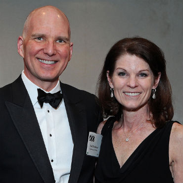 Paul Brubaker and Elizabeth McGrath at the 2014 Federal 100 gala