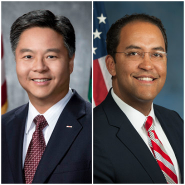 Rep. Ted Lieu (D-Calif.) and Rep. Will Hurd (R-Texas)