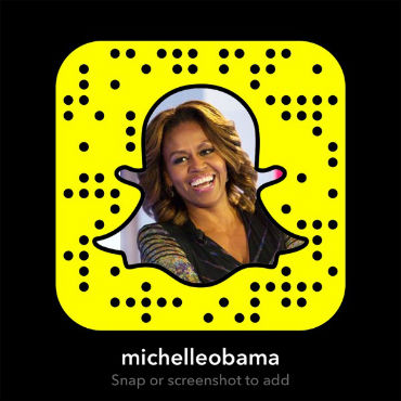 Michelle Obama on Snapchat