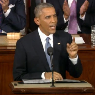 President Obama discusses high-tech job training during his 2015 State of the Union address.