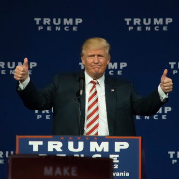 Donald Trump at a September 2016 campaign event in Aston, Pa.  Photo: Evan El-Amin / Shutterstock.com