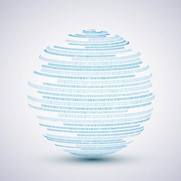 Shutterstock image: data lines forming a sphere.