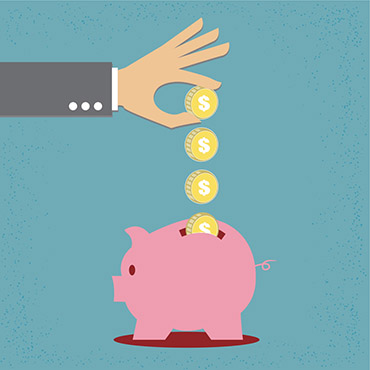 Shutterstock image (by Apatara): Saving money concept.