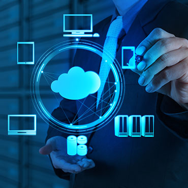 Shutterstock image:  cloud computing enabling numerous applications.