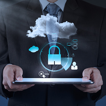 Shutterstock image: secure cloud monitoring.