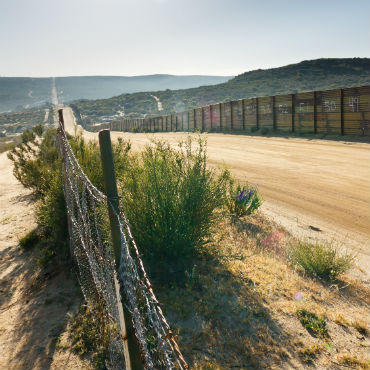 Border fence. Shutterstock image.