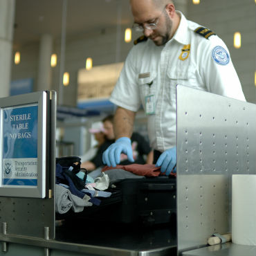 TSA airport screener