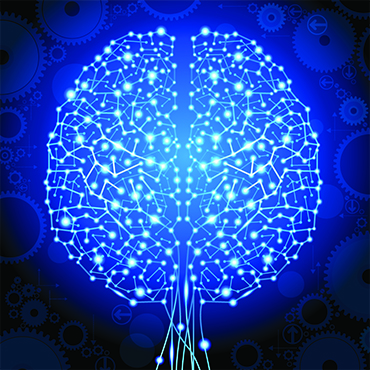 Shutterstock image: circuitry of a digital brain.