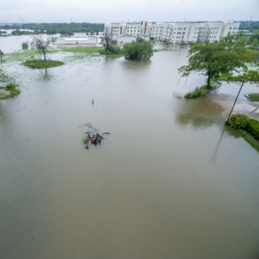 Stock photo ID: 703961422 Hurricane Harvey Flooded Streets in League City Texas