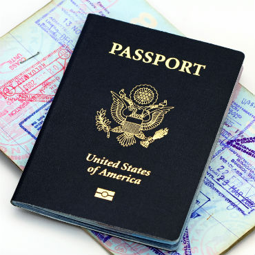 photo of US passport