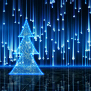 Cyber holiday tree