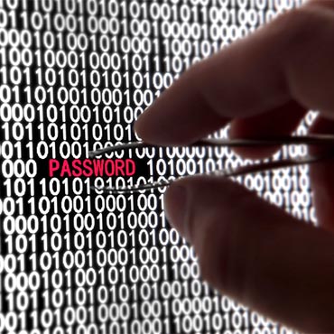 Shutterstock image: password security.