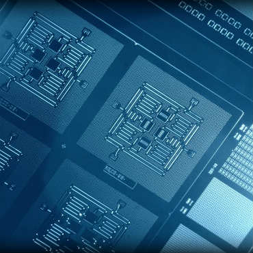 IBM's design for a square lattice quantum computing chip (Photo: IBM)