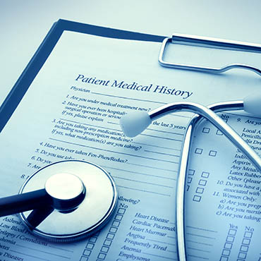 Shutterstock image: medical records.