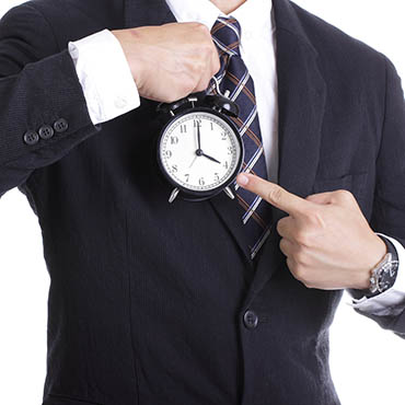 Shutterstock image (by hin255): check the clock.